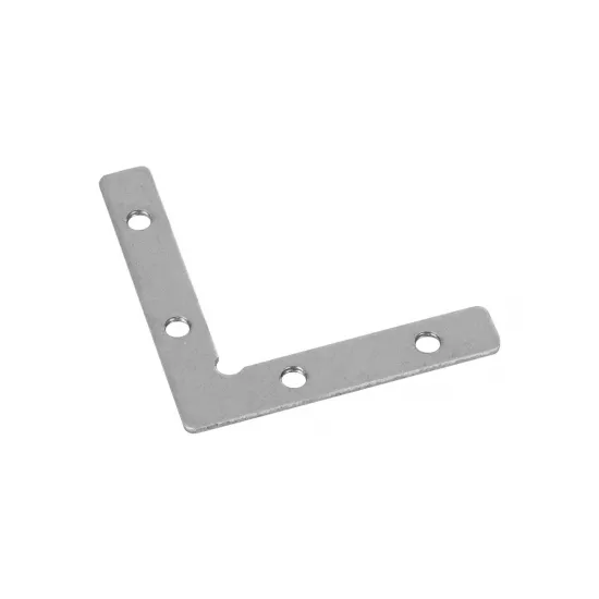 GLOBOSTAR® LUMILINE 61783 Σύνδεσμος Γ Επέκτασης Προφίλ Αλουμινίου - Ασημί - Μ4.6 x Π0.8 x Υ4.6cm
