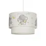GLOBOSTAR® ELEPHANT 204-0002 Παιδικό Κρεμαστό Φωτιστικό Οροφής με Ντουί 1 x E27 AC 220-240V IP20 - Πολύχρωμο - Μ30 x Π30 x Υ24cm