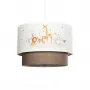 GLOBOSTAR® GIRAFFE 204-0008 Παιδικό Κρεμαστό Φωτιστικό Οροφής με Ντουί 1 x E27 AC 220-240V IP20 - Πολύχρωμο - Μ30 x Π30 x Υ24cm