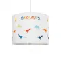 GLOBOSTAR® DINO 204-0014 Παιδικό Κρεμαστό Φωτιστικό Οροφής με Ντουί 1 x E27 AC 220-240V IP20 - Πολύχρωμο - Μ28 x Π28 x Υ24cm