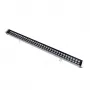 GLOBOSTAR® WASHERMOZA 90165 Μπάρα Φωτισμού Wall Washer LED 72W 7920lm 10-30° DC 24V Αδιάβροχο IP66 Θερμό Λευκό 2700K Dimmable - Bridgelux SMD Chip - Γκρι Ανθρακί - Μ100 x Π8 x Υ12.5cm - 3 Χρόνια Εγγύηση