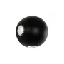 GLOBOSTAR® VEGA 60673 Μοντέρνο Φωτιστικό Τοίχου - Απλίκα LED 12W 1500lm 30° AC 220-240V Αδιάβροχο IP65 Θερμό Λευκό 2700K - Bridgelux COB Chip & TÜV SÜD Driver - Μαύρο Ματ - Μ10 x Π7.5 x Υ10cm - 5 Χρόνια Εγγύηση