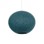GLOBOSTAR® SOLEI 205-0010 Boho Κρεμαστό Φωτιστικό Οροφής με Ντουί 1 x E27 AC 220-240V IP20 - Τιρκουάζ - M40 x Π40 x Υ36cm