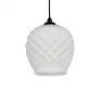 GLOBOSTAR® KEGEL 206-0005 Μοντέρνο Κρεμαστό Φωτιστικό Οροφής με Ντουί 1 x E27 AC 220-240V IP20 - Λευκό - Μ19 x Π19 x Υ19cm