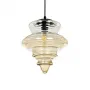 GLOBOSTAR® CORTE 206-0029 Μοντέρνο Κρεμαστό Φωτιστικό Οροφής με Ντουί 1 x E27 AC 220-240V IP20 - Mελί - Μ25 x Π25 x Υ30cm