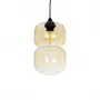 GLOBOSTAR® PIAGE 206-0037 Μοντέρνο Κρεμαστό Φωτιστικό Οροφής με Ντουί 1 x E27 AC 220-240V IP20 - Mελί - Μ17 x Π17 x Υ25cm