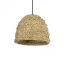 GLOBOSTAR® MEKA 204-0163 Boho Κρεμαστό Φωτιστικό Οροφής με Ντουί 1 x E27 AC 220-240V IP20 - Μπεζ - Μ30 x Π30 x Υ25cm
