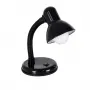 GLOBOSTAR® STUDENT 01530 Μοντέρνο Επιτραπέζιο Φωτιστικό Πορτατίφ με Ντουί 1 x E27 AC 220-240V IP20 - Μαύρο - Μ12 x Π12 x Υ32cm