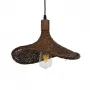 GLOBOSTAR® CUBA 01716 Boho Κρεμαστό Φωτιστικό Οροφής με Ντουί 1 x E27 AC 220-240V IP20 - Καφέ - Μ33 x Π30 x Υ22cm