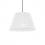 GLOBOSTAR® TRIANGLE 204-0089 Μοντέρνο Κρεμαστό Φωτιστικό Οροφής με Ντουί 1 x E27 AC 220-240V IP20 - Λευκό - Μ35 x Π35 x Υ24cm