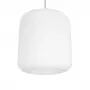 GLOBOSTAR® ROMINA 62001 Μοντέρνο Κρεμαστό Φωτιστικό Οροφής με Ντουί 1 x E27 AC 220-240V IP20 - Λευκό - Μ60 x Π60 x Υ65cm