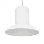 GLOBOSTAR® ROMINA 62003 Μοντέρνο Κρεμαστό Φωτιστικό Οροφής με Ντουί 1 x E27 AC 220-240V IP20 - Λευκό - Μ60 x Π60 x Υ51cm