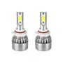 GloboStar® 82006 H10 C6 Line KIT Βασικού Φωτισμού Αυτοκινήτου & Φορτηγού 1st Generation Can-Bus Series LED CREE CXB COB 24W/48W 4800lm/9600lm DC 12V Αδιάβροχο IP65 Ψυχρό Λευκό 6000K
