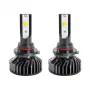 GloboStar® 82026 H10 F2 Line KIT Βασικού Φωτισμού Αυτοκινήτου & Φορτηγού 3rd Generation Can-Bus Series LED CREE CXB COB 30W/60W 3500lm/7000lm DC 12-24V Αδιάβροχο IP65 Ψυχρό Λευκό 6000K