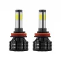 GloboStar® 82048 H16 K9 Line KIT Βασικού Φωτισμού Αυτοκινήτου & Φορτηγού 3rd Generation Can-Bus Series LED CREE CXB COB 100W 14000lm DC 9-32V Αδιάβροχο IP66 Ψυχρό Λευκό 6000K