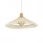 GLOBOSTAR® VENTALIA 999-0067 Boho Κρεμαστό Φωτιστικό Οροφής με Ντουί 1 x E27 AC 220-240V IP20 - Μπεζ - Μ60 x Π60 x Υ30cm