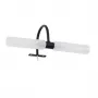 GLOBOSTAR® FLORA 60412 Μοντέρνο Φωτιστικό Τοίχου - Απλίκα Καθρέπτη Μπάνιου με Ντουί 2 x G9 AC 220-240V Αδιάβροχο IP44 - Μαύρο Ματ - Μ31 x Π13 x Υ12cm