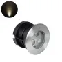 GLOBOSTAR® UNDERWATERHUNI 90414 Υποβρύχιο Χωνευτό Σποτ για Σιντριβάνια/Πισίνες LED 3W 270lm 30° DC 24V Αδιάβροχο IP68 Θερμό Λευκό 2700K Dimmable - Bridgelux SMD Chip - Ανοξείδωτο Ατσάλι SS304 - Μ10 x Π10 x Υ7.5cm / Q9cm - 3 Χρόνια Εγγύηση