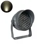 GLOBOSTAR® FLOODIMO 90744 Προβολέας Σποτ Wall Washer με Αντιθαμβωτική Γρίλια LED 54W 5130lm 10° AC 220-240V Αδιάβροχο IP67 Φυσικό Λευκό 4500K - Bridgelux SMD Chip - Γκρι Ανθρακί - Μ26 x Π29 x Υ31cm - 3 Χρόνια Εγγύηση