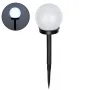 GLOBOSTAR® SOLARGLOBE 71472 Διακοσμητικό Φωτιστικό Κήπου LED 1W 50lm 240° DC 5V με Φωτοβολταϊκό Panel 5V 0.1W & Επαναφορτιζόμενη Μπαταρία Li-ion 3.2V 300mAh Αδιάβροχο IP65 Ψυχρό Λευκό 6000K - Μ10 x Π10 x Υ33cm - 2 Χρόνια Εγγύηση