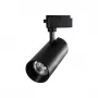 GLOBOSTAR® LUGANO 60817 Μονοφασικό Σποτ Ράγας LED 30W 3600lm 36° AC 220-240V IP20 Θερμό Λευκό 2700K - Bridgelux COB Chip & TÜV SÜD Driver - Eurotrack 1PH - Μαύρο Ματ - Μ7.5 x Π7.5 x Υ22cm - 5 Χρόνια Εγγύηση