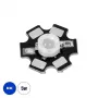 GLOBOSTAR® STARCHIP 73754 High Power Star LED 5W 110-120lm 180° DC 3.2-3.4V 700-1000mA IP20 Μπλε Dimmable - Sanan Chip - Μ2 x Π2 x Υ0.6cm - 2 Χρόνια Εγγύηση