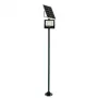 GLOBOSTAR® HELIOS-280 GLB-000-0006 Μεταλλικός Γαλβανισμένος Στύλος Φωτισμού για Φωτοβολταϊκό Προβολέα Εξωτερικού Χώρου - RAL 6009 Κυπαρίσσι Ματ - Μ35 × Π25 × Υ280cm