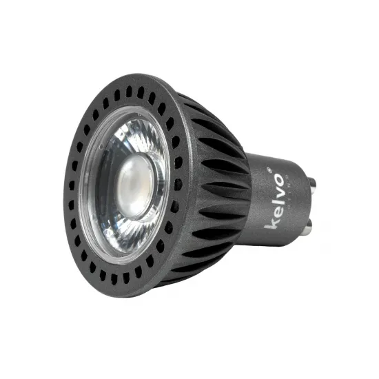 kelvo® KYRON DTW 15° KLV-103-0012 Σποτ GU10 MR16 LED 7W 770lm CRI (Ra) ≥ 90 15° AC 220-240V IP20 Θερμό Λευκό Dimmable με λειτουργία Dim-to-Warm 3000K→1800K - Bridgelux COB Chip - Γκρι Ανθρακί Ματ - Μ5 x Π5 x Υ5.7cm - 3 Χρόνια Εγγύηση