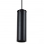 GLOBOSTAR® CANNON 01275 Μοντέρνο Κρεμαστό Φωτιστικό Οροφής με Ντουί 1 x GU10 AC 220-240V IP20 - Μαύρο - Μ6 x Π6 x Υ20cm