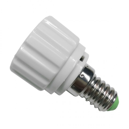 GLOBOSTAR® ADAPTOR 77796 Αντάπτορας/Μετατροπέας από Ντουί E14 σε GU10 IP20 - Μ3.5 x Π3.5 x Υ5cm