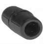 GLOBOSTAR® LIGHTUBE 22635 Διπλός σύνδεσμος Ι για Φωτοσωλήνα GloboStar 22515 Αδιάβροχο IP65 - Μ3.3 x Π1.4 x Υ1.4cm