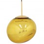 GLOBOSTAR® DIXAR 01466 Μοντέρνο Κρεμαστό Φωτιστικό Οροφής με Ντουί 1 x E27 AC 220-240V IP20 - Χρυσό - Μ36 x Π36 x Υ45cm