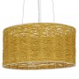 GLOBOSTAR® INCASS 01630 Vintage Κρεμαστό Φωτιστικό Οροφής με Ντουί 3 x E27 AC 220-240V IP20 - Μπεζ - Μ40 x Π40 x Υ22cm