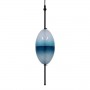 GLOBOSTAR® TEARDROP 01501 Μοντέρνο Κρεμαστό Φωτιστικό Οροφής με Ντουί 3 x G4 AC 220-240V IP20 - Τιρκουάζ - Μ16 x Π16 x Υ66cm