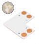 GLOBOSTAR® STRIPCON 70704 L Σύνδεσμος για Μονόχρωμη Ταινία LED 8mm σε 8mm IP20 - Λευκό - Μ1.5 x Π1.5 x Υ0.1cm