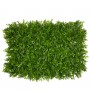 GLOBOSTAR® BUXUS 78420 Artificial - Τεχνητό Πάνελ Φυλλωσιάς / Κάθετος Κήπος Καυκάσιο Πυξάρι, Λέιλαντ & Γρασίδι - Πράσινο - Μ60 x Π10 x Υ40cm