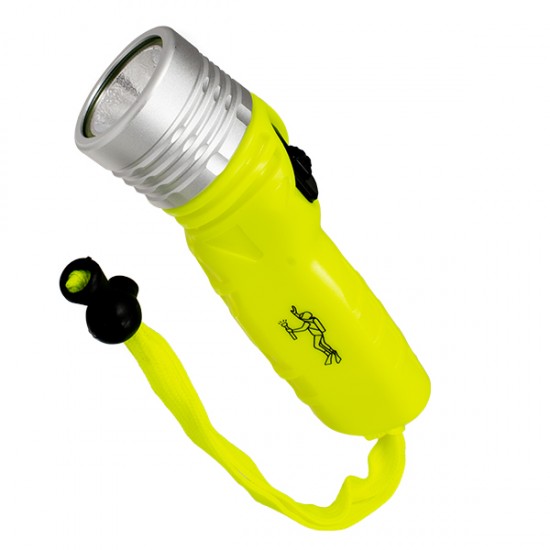 GloboStar® 79027 Αδιάβροχος Καταδυτικός Φορητός Φακός LED COB IP68 3W 300lm Ψυχρό Λευκό 6000K