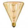 GLOBOSTAR® CONICAL 99213 Λάμπα E27 CNC150 LED 4W 400lm 360° AC 220-240V IP20 Ultra Θερμό Λευκό 2200K - Diode HP Filament Chip - Μελί - Μ14.3 x Π14.3 x Υ17.5cm - 3 Χρόνια Εγγύηση