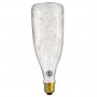 GLOBOSTAR® DECOBOTTLE 99221 Λάμπα E27 DBC80 LED 3W 240lm 360° AC 220-240V IP20 Θερμό Λευκό 2700K - Copper String Chip - Διάφανο - Μ8 x Π8 x Υ23cm - 3 Χρόνια Εγγύηση