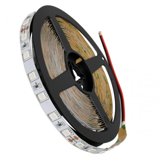 GLOBOSTAR® LUMAR 70224 Ταινία LED 14.4W/m 936lm/m 120° DC 24V IP20 60 x SMD5050 Chip/m Κόκκινο Dimmable - Sanan SMD Chip - Μ500 x Π1 x Υ0.2cm - Ρολό 5 Μέτρων - 5 Χρόνια Εγγύηση
