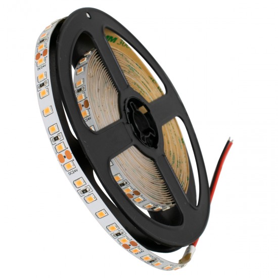GLOBOSTAR® LUXA 70237 Ταινία LED 8W/m 640lm/m 120° DC 24V IP20 120 x SMD2835 Chip/m Ροζ Dimmable - Sanan SMD Chip - Μ500 x Π0.8 x Υ0.2cm - Ρολό 5 Μέτρων - 5 Χρόνια Εγγύηση