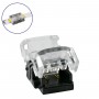 GLOBOSTAR® STRIPCON 70713 Ταχυσύνδεσμος για Μονόχρωμη Ταινία LED 8mm σε 8mm IP20 - Διάφανο - Μ1.3 x Π1.9 x Υ0.8cm