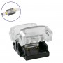 GLOBOSTAR® STRIPCON 70717 Ταχυσύνδεσμος για Μονόχρωμη Ταινία LED 10mm σε 10mm IP20 - Διάφανο - Μ1.5 x Π1.9 x Υ0.8cm