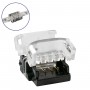 GLOBOSTAR® STRIPCON 70721 Ταχυσύνδεσμος για RGB Ταινία LED 10mm σε 10mm IP20 - Διάφανο - Μ1.5 x Π1.9 x Υ0.8cm