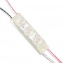 GLOBOSTAR® MODULOMI 73710 Module LED 1W 100lm 120° DC 12V Αδιάβροχο IP65 3 x SMD3030 Chip Θερμό Λευκό 2700K Dimmable - Μ4.1 x Π1.1 x Υ1.1cm - Πακέτο 20 Τεμαχίων - 3 Χρόνια Εγγύηση