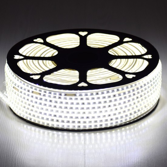 GLOBOSTAR® EPISLIM 70500 Ταινία LED 12W/m 1200lm/m 120° DC 220-240V Αδιάβροχη IP65 96 x SMD2835 Chip/m Ψυχρό Λευκό 6000K Dimmable - Epistar SMD Chip - Μ100 x Π1 x Υ0.5cm - 3 Χρόνια Εγγύηση