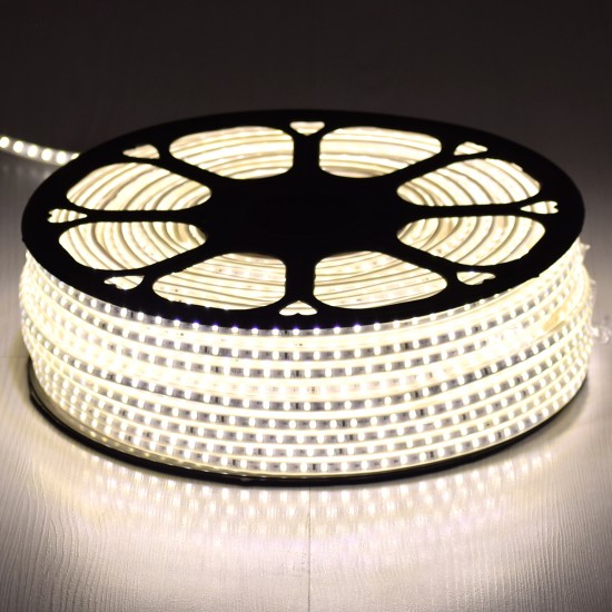 GLOBOSTAR® EPISLIM 70501 Ταινία LED 12W/m 1140lm/m 120° DC 220-240V Αδιάβροχη IP65 96 x SMD2835 Chip/m Φυσικό Λευκό 4500K Dimmable - Epistar SMD Chip - Μ100 x Π1 x Υ0.5cm - 3 Χρόνια Εγγύηση