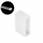 GLOBOSTAR® IPTUBE-C 70908 Τερματική Τάπα για Κανάλι Σιλικόνης Στεγανοποίησης Αδιάβροχο IP68 - Διάφανο - Μ1.6 x Π1 x Υ0.6cm