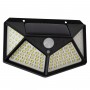 GLOBOSTAR® NOVAQ 71499 Προβολέας με Ανιχνευτή PIR / Αισθητήρα Κίνησης LED 10W 500lm 180° DC 5V με Φωτοβολταϊκό Panel 5V 0.3W & Επαναφορτιζόμενη Μπαταρία Li-ion 3.2V 1200mAh Αδιάβροχο IP65 Ψυχρό Λευκό 6000K - Sanan SMD Chip - Μαύρο - Μ13.6 x Π5.2 x Υ9.9cm - 2 Χρόνια Εγγύηση