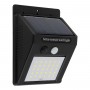GLOBOSTAR® VELION 71500 Προβολέας με Ανιχνευτή PIR / Αισθητήρα Κίνησης LED 6W 300lm 120° DC 5V με Φωτοβολταϊκό Panel 5V 0.3W & Επαναφορτιζόμενη Μπαταρία Li-ion 3.2V 1200mAh Αδιάβροχο IP65 Ψυχρό Λευκό 6000K - Sanan SMD Chip - Μαύρο - Μ9.6 x Π4.8 x Υ12.4cm - 2 Χρόνια Εγγύηση